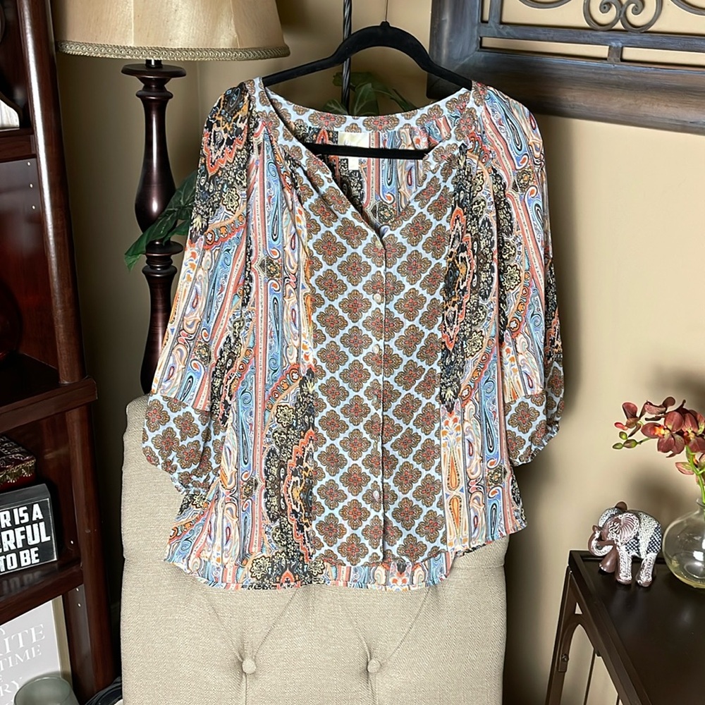 Fig and Flower blouse.